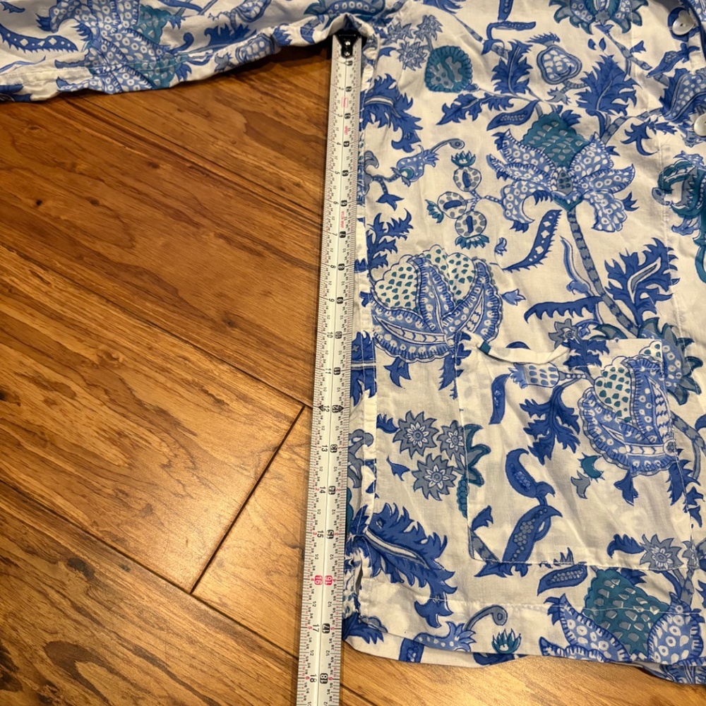 Roberta Roller Rabbit Long Sleeve Button Down Paj… - image 6